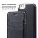 Prodigee Jackit Case - кожен калъф, тип портфейл за iPhone 6, iPhone 6S (черен) 5