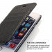 Prodigee Jackit Case - кожен калъф, тип портфейл за iPhone 6, iPhone 6S (черен) 2