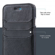 Prodigee Jackit Case - кожен калъф, тип портфейл за iPhone 6, iPhone 6S (черен) 5