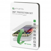 4smarts 360° Protection Set - тънък силиконов кейс и стъклено защитно покритие за дисплея на Asus Zenfone MAX (ZC550KL) 