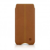 Beyzacases Zero - handmade, genuine leather case for iPhone XS Max, iPhone 8 Plus, iPhone 7 Plus, iPhone 6 Plus, iPhone 6S Plus (светлокафяв)