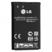 LG Battery LGIP-531A - оригинална резервна батерия за LG A170, KU250, GM205, GS101 и други (bulk package)