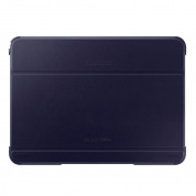 Samsung Book Cover Case - хибриден кожен калъф и поставка за Samsung Galaxy Tab 4 10.1 SM-T530/SM-T535 (тъмносин)