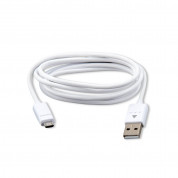 LG microUSB Cable DC05WK EAD62329704 - оригинален microUSB кабел за LG мобилни устройства и устройства с microUSB вход (бял) (bulk)
