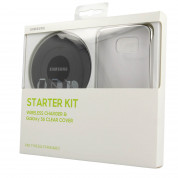 Samsung Starter Kit EP-WG920 - комплект оригинален кейс и пад за безжично зареждане за Samsung Galaxy S6  7