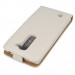 Leather Pocket Flip Case - вертикален кожен калъф с джоб за LG G4C, LG Magna (бял) 2