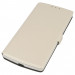 Wallet Flip Case - кожен калъф, тип портфейл и поставка за LG G4C, LG Magna (бял) 1