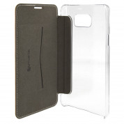 4smarts NOORD Book - кожен кейс с прозрачна задна част за Samsung Note 5 (кафяв) 1
