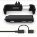 Kenu Airframe Plus Car Kit Deluxe - поставка за радиатора, зарядно за кола и кабел за iPhone, Samsung, HTC, LG, Sony и мобилни телефони (черна) 1