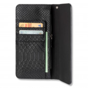 4smarts Ultimag Wallet Westport Reptile Case - универсален кожен калъф с магнитно захващане за смартфони до 5.8 инча (черен) 1