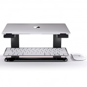 Griffin Elevator Computer Laptop Stand - настолна алуминиева поставка за MacBook и лаптопи (черна) 4