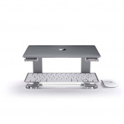 Griffin Elevator Computer Laptop Stand - настолна алуминиева поставка за MacBook и лаптопи (тъмносива) 2
