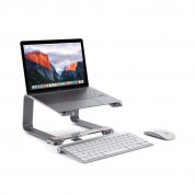 Griffin Elevator Computer Laptop Stand - настолна алуминиева поставка за MacBook и лаптопи (тъмносива) 4
