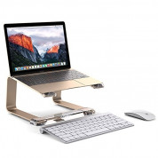 Griffin Elevator Computer Laptop Stand - настолна алуминиева поставка за MacBook и лаптопи (златиста) 5