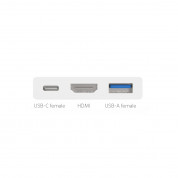 Artwizz USB Type-C Digital AV Multiport Adapter - адаптер за свързване от USB-C към HDMI 4K, USB-C, USB-A 1