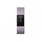 Fitbit Charge 2  Lavender Rose Gold  Small Size - гривна с дисплей за следене на дневната и нощна активност на организма за iOS и Android (бледолилав) 1