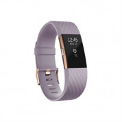 Fitbit Charge 2 Lavender Rose Gold Small Size Wireless Activity and Sleep for iOS and Android