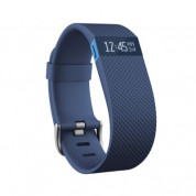 Fitbit Charge HR Large Blue Size Wireless Activity and Sleep for iOS and Android