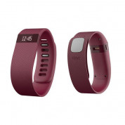 Fitbit Charge Burgundy Small Size Wireless Activity and Sleep for iOS and Android 2