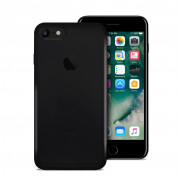 Puro 0.3 Nude case - ултра-тънък (0.30 mm) TPU кейс за iPhone 8, iPhone 7 (черен-прозрачен)