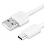 Samsung USB-C to USB Data Cable EP-DN930CWE - кабел за устройства с USB-C порт (110 cm) (бял) (bulk)