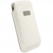 Krusell COCO Mobile Pouch XL - кожен калъф за мобилни телефони (бял) 1