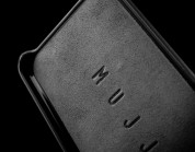 Mujjo Leather Wallet Case - кожен (естествена кожа) кейс с джоб за кредитна карта за iPhone 8, iPhone 7 (черен) 13
