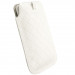 Krusell COCO Mobile Pouch XL - кожен калъф за мобилни телефони (бял) 2