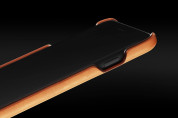 Mujjo Leather Wallet Case - кожен (естествена кожа) кейс с джоб за кредитна карта за iPhone 8, iPhone 7 (кафяв) 14
