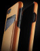 Mujjo Leather Wallet Case - кожен (естествена кожа) кейс с джоб за кредитна карта за iPhone 8, iPhone 7 (кафяв) 5