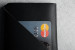 Mujjo Leather Wallet Sleeve - кожен (естествена кожа) калъф с джоб за кредитна карта за iPhone SE (2022), iPhone SE (2020), iPhone 8, iPhone 7 (черен) 7