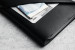Mujjo Leather Wallet Sleeve - кожен (естествена кожа) калъф с джоб за кредитна карта за iPhone SE (2022), iPhone SE (2020), iPhone 8, iPhone 7 (черен) 5