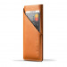 Mujjo Leather Wallet Sleeve - кожен (естествена кожа) калъф с джоб за кредитна карта за iPhone 8, iPhone 7 (кафяв) 1