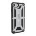 Urban Armor Gear Monarch Platinum - удароустойчив хибриден кейс за iPhone 8, iPhone 7, iPhone 6S, iPhone 6 (сребрист-черен) 3
