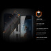 Urban Armor Gear Monarch Platinum - удароустойчив хибриден кейс за iPhone 8, iPhone 7, iPhone 6S, iPhone 6 (сребрист-черен) 6