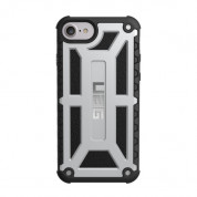 Urban Armor Gear Monarch Platinum - удароустойчив хибриден кейс за iPhone 8, iPhone 7, iPhone 6S, iPhone 6 (сребрист-черен) 1
