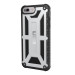 Urban Armor Gear Monarch Platinum - удароустойчив хибриден кейс за iPhone 8 Plus, iPhone 7 Plus (сребрист-черен) 3