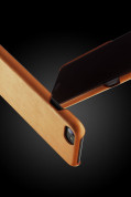 Mujjo Leather Case - кожен (естествена кожа) кейс за iPhone 8, iPhone 7 (кафяв) 8