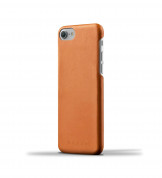Mujjo Leather Case - кожен (естествена кожа) кейс за iPhone 8, iPhone 7 (кафяв)