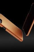 Mujjo Leather Case - кожен (естествена кожа) кейс за iPhone 8, iPhone 7 (кафяв) 11