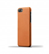 Mujjo Leather Case - кожен (естествена кожа) кейс за iPhone 8, iPhone 7 (кафяв) 2