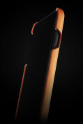 Mujjo Leather Case - кожен (естествена кожа) кейс за iPhone 8, iPhone 7 (кафяв) 15