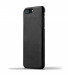 Mujjo Leather Case - кожен (естествена кожа) кейс за iPhone 8 Plus, iPhone 7 Plus (черен) 4