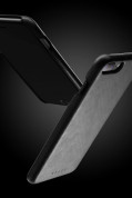 Mujjo Leather Case - кожен (естествена кожа) кейс за iPhone 8 Plus, iPhone 7 Plus (черен) 8