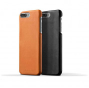Mujjo Leather Case - кожен (естествена кожа) кейс за iPhone 8 Plus, iPhone 7 Plus (черен) 16