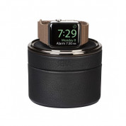 Sena Leather Travel Watch Case - кейс и поставка с възможност за зареждане за Apple Watch (черен)