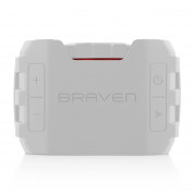 Braven BRV-1 Portable Wireless Waterproof Bluetooth Speaker - водо и удароустойчив безжичен спийкър, външна батерия 1400 mAh и спийкърфон за мобилни устройства (сив) 5