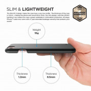 Elago S7 Slim Fit 2 Case + HD Clear Film - поликарбонатов кейс и HD покритие за iPhone 8, iPhone 7 (черен-мат) 4