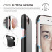 Elago S7 Slim Fit 2 Case + HD Clear Film - поликарбонатов кейс и HD покритие за iPhone 8, iPhone 7 (черен-мат) 6