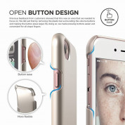 Elago S7 Slim Fit 2 Case + HD Clear Film - поликарбонатов кейс и HD покритие за iPhone SE (2022), iPhone SE (2020), iPhone 8, iPhone 7 (златист) 1